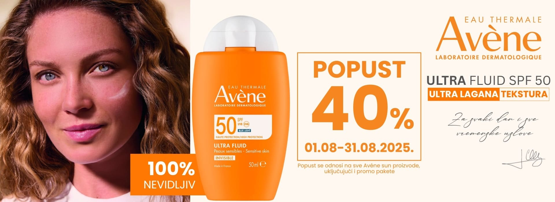 Avene sun 08/25